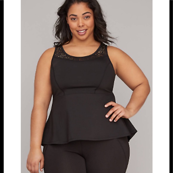 lane bryant peplum tops